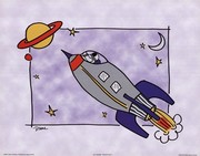 Rocketship I - Art Print by Diane Stimson | Movie Poster Prints from Posterazzi