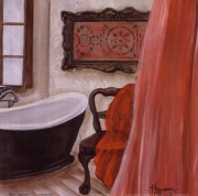 Antique Bath I - Art Print by  Hakimipour - Ritter | Movie Poster Prints from Posterazzi