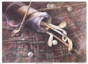 Antique Golf Clubs - Art Print by Barbara Shipman | Movie Poster Prints from Posterazzi