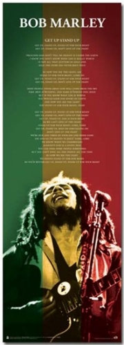 Bob Marley - Get Up Stand Up (door) - Art Print | Movie Poster Prints from Posterazzi