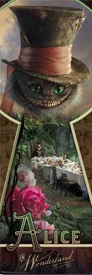 Alice in Wonderland - Cheshire Cat (door) - Art Print | Movie Poster Prints from Posterazzi