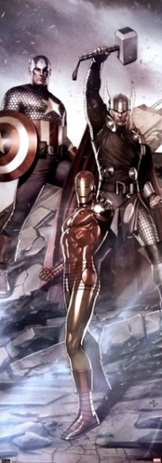 Door - Marvel Trio - Art Print | Movie Poster Prints from Posterazzi