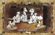 101 Dalmatians - 50th Anniversary - Art Print | Movie Poster Prints from Posterazzi