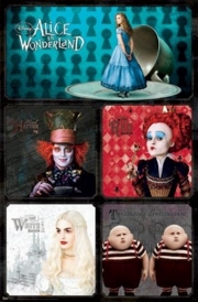 "Alice in Wonderland, c.2010 - Group" - Art Print | Movie Poster Prints from Posterazzi