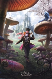 "Alice in Wonderland, c.2010 (triptych, center)" - Art Print | Movie Poster Prints from Posterazzi