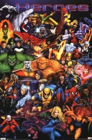 Marvel - Diptych 1 - Art Print | Movie Poster Prints from Posterazzi