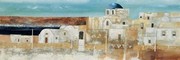Fulvio Dot - Veduta di Thira Size 39.5x13.75 - Art Print by Fulvio Dot | Movie Poster Prints from Posterazzi