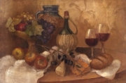 Abundant Table with Pattern - Art Print by Albena Hristova | Movie Poster Prints from Posterazzi