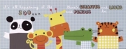 Jillian Phillips It's All Happening at the Zoo I 20.00 x 8.00 Poster Print