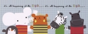 Jillian Phillips It's All Happening at the Zoo II 20.00 x 8.00 Poster Print