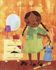 Maria Carluccio I Love Fashion 8.00 x 10.00 Poster Print