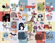 Animal ABC - Art Print by Jillian Phillips | Poster Prints from Posterazzi